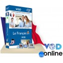 French for foreigners, beginner.intermediate and advanced on line 